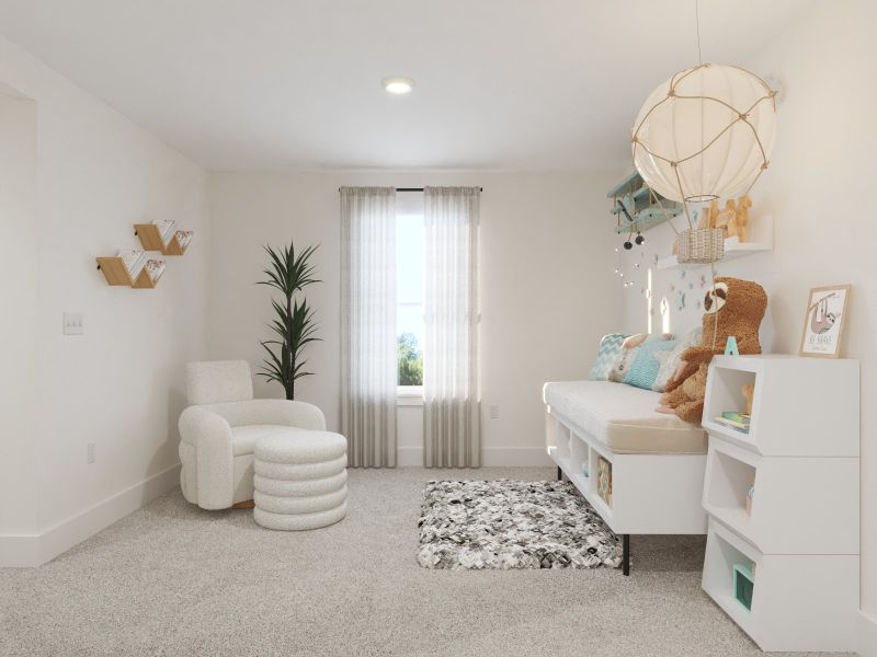 Furnished interior view inside a new home in Avery Farms - Ridge Series, Murfreesboro (Image 6).