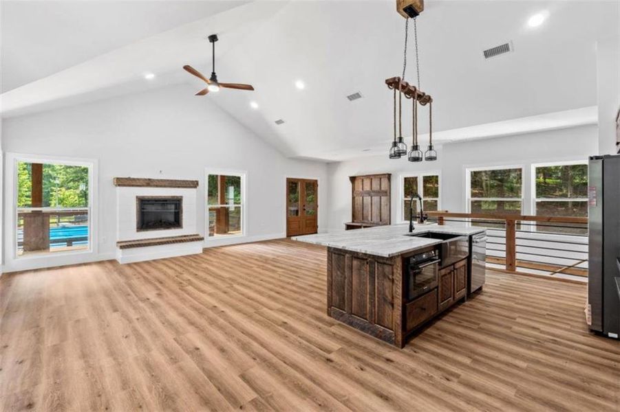 Furnished interior view inside a new home in , Ellijay (Image 4).