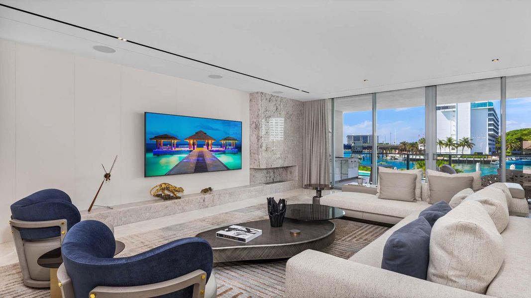 Furnished interior view inside a new home in , Boca Raton (Image 35).