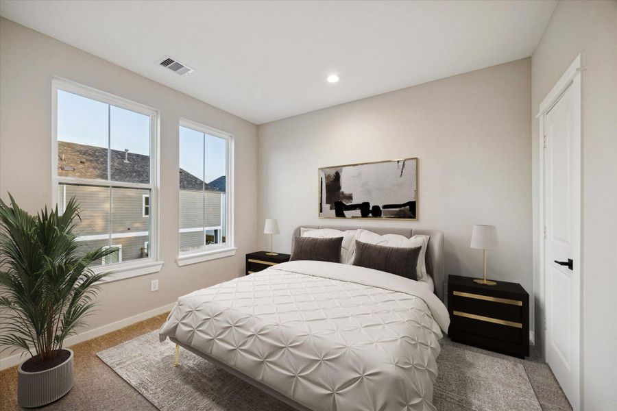 Furnished interior view inside a new home in , Houston (Image 6). Furnished interior view inside a new home in , Houston (Image 6).