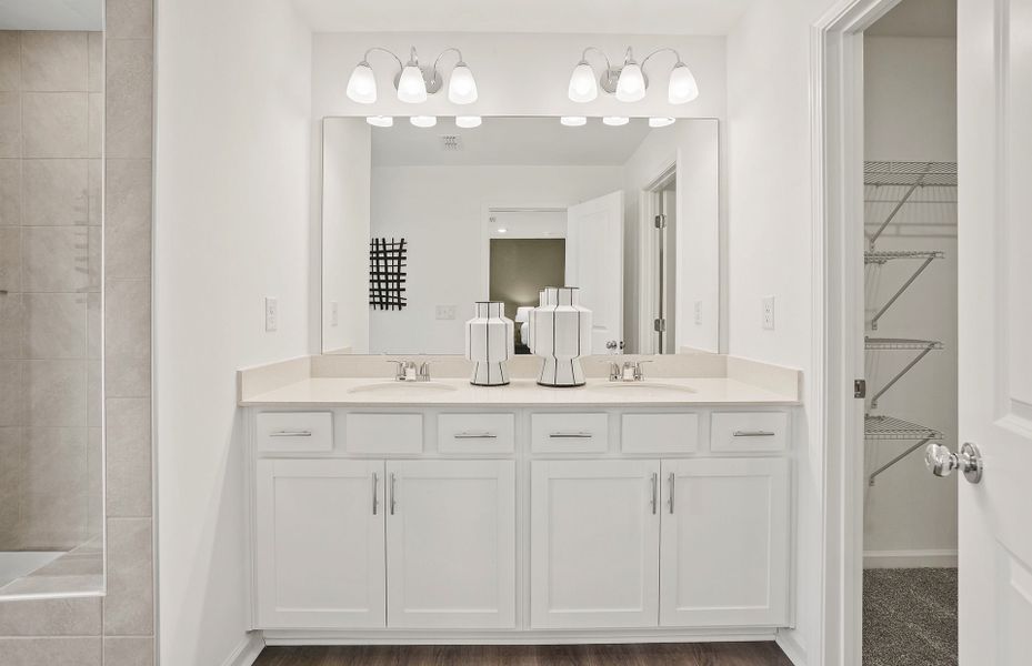 Representative furnished interior of a home built from the Carson by Pulte Homes in Mallard Park, Charlotte (Image 16).