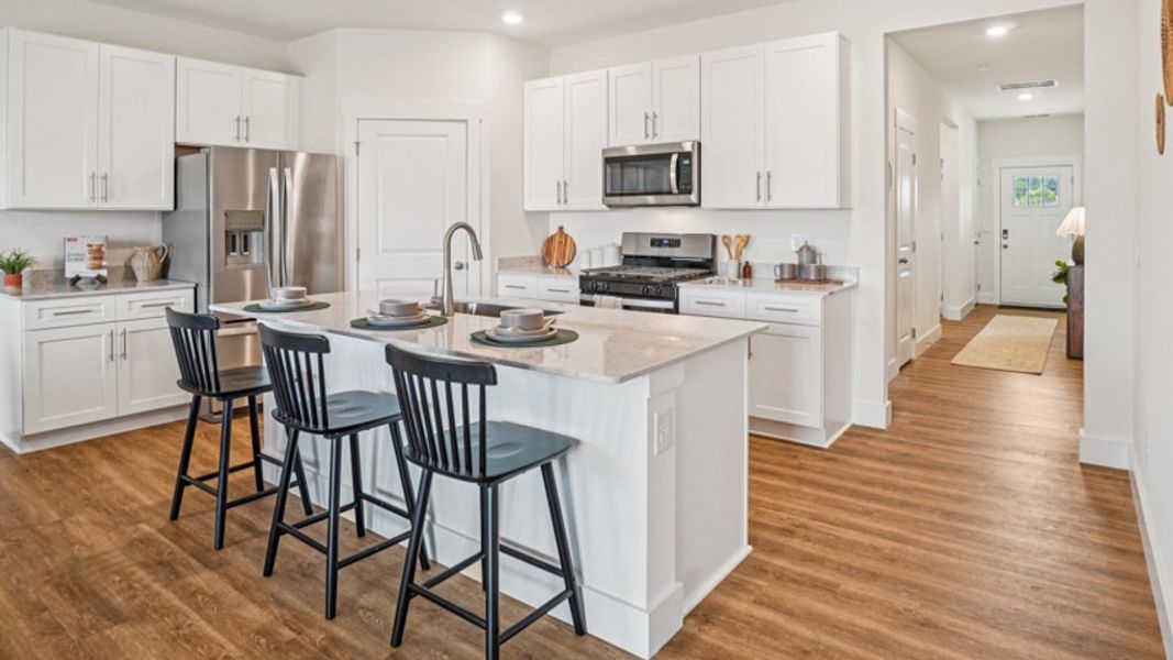 Furnished interior view inside a new home in Keebler Meadows, Johnson City (Image 5).