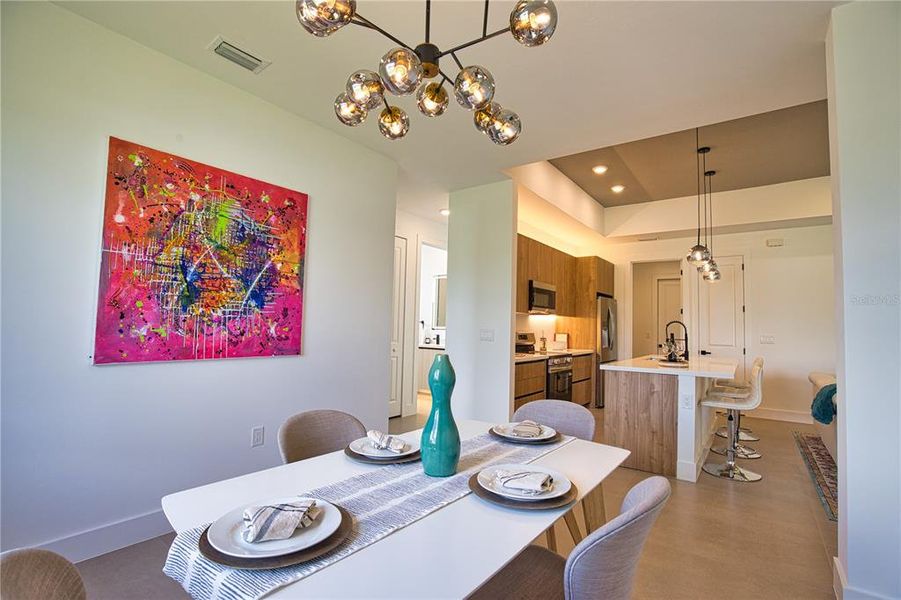 Furnished interior view inside a new home in , Venice (Image 17). Furnished interior view inside a new home in , Venice (Image 17).