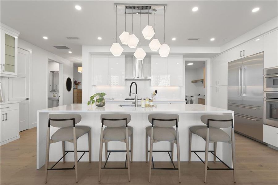 Furnished interior view inside a new home in The Dillon Buckhead, Atlanta (Image 60).