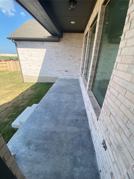 Rear Covered Patio of Home