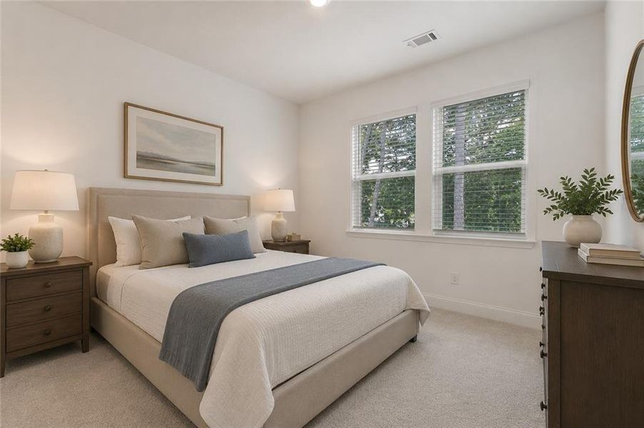 Furnished interior view inside a new home in Bailey Fence, Dacula (Image 15).