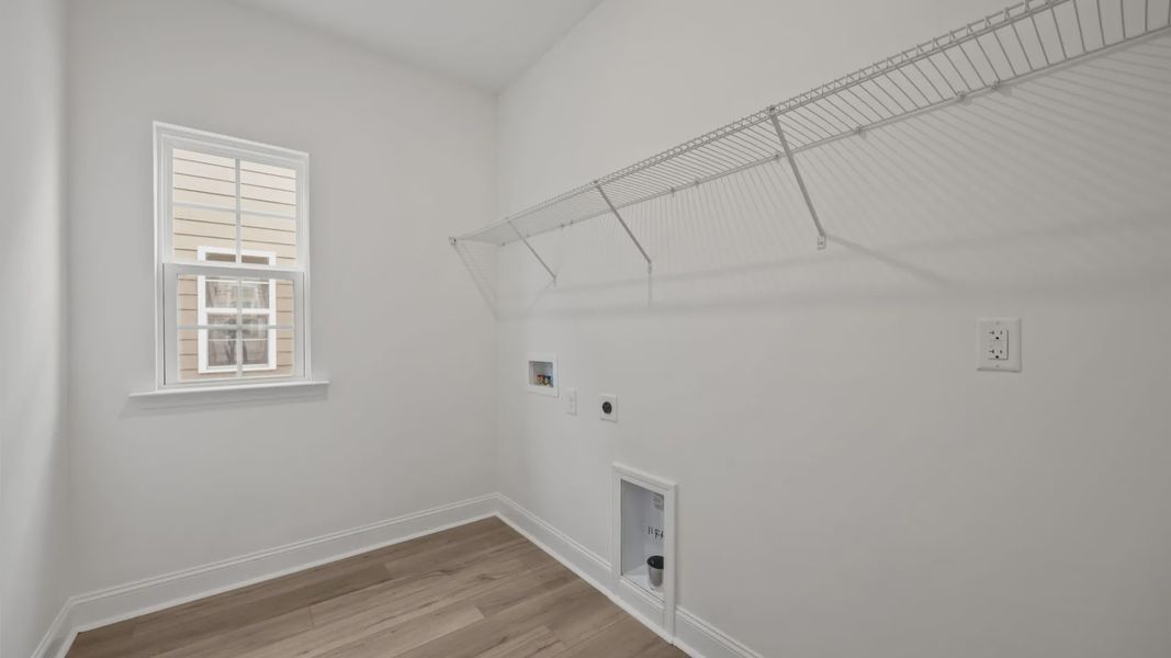 The Brentwood Plan by DRB Homes in River District, Charlotte NC.- Laundry The Brentwood Plan by DRB Homes in River District, Charlotte NC.- Laundry