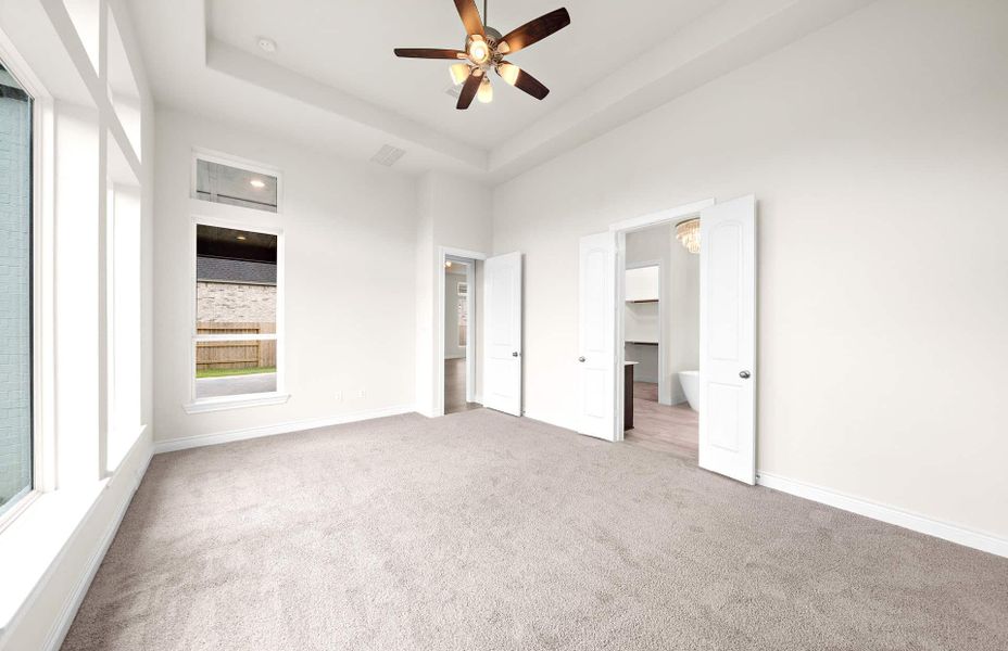 Representative unfurnished interior of a home built from the 2855AU by Ravenna Homes in Audubon 60′, Magnolia (Image 39).