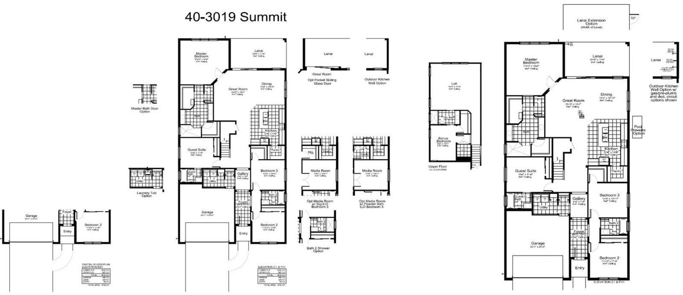2D floor plan layout of this home in Windward Real Estate and Homes for Sale in Sarasota, FL - Neal Communities, Lakewood Ranch, FL (Image 4).