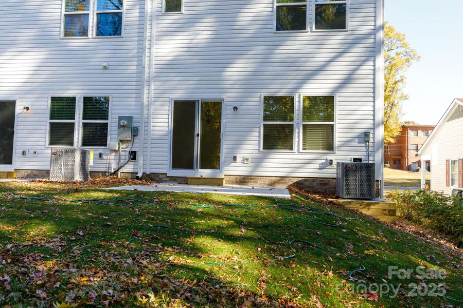 Exterior details and patio area of a home in , Charlotte (Image 19).