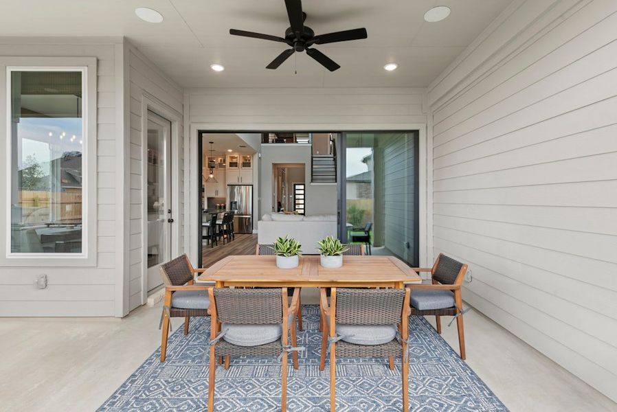 Representative exterior details of a home built from the Oltorf by Scott Felder Homes in Foxbrook, Cibolo (Image 23).