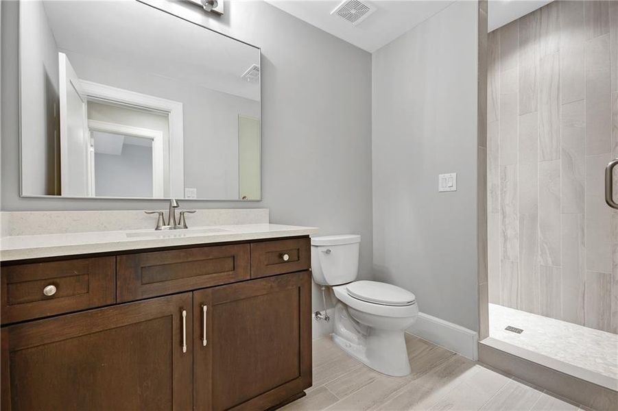 Furnished interior view inside a new home in , Suwanee (Image 15).