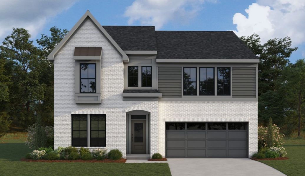 Representative exterior photo of a completed home built from the Ivy by Fischer Homes in Salt Grass at Ward Creek, Panama City Beach, FL (Image 1).