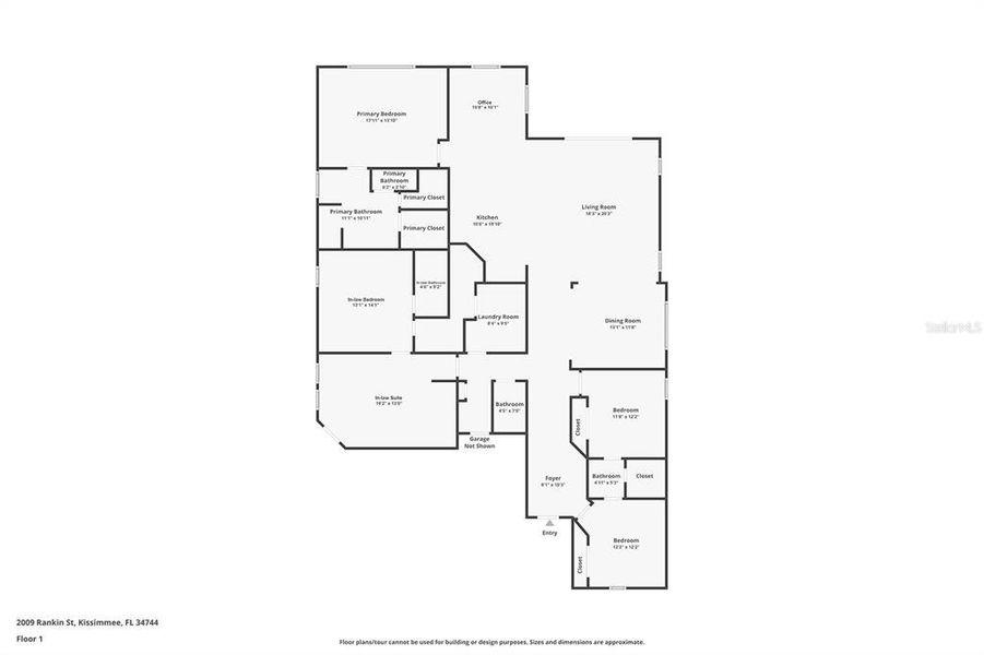 2D floor plan layout of this home in Kindred, Kissimmee, FL (Image 3). 2D floor plan layout of this home in Kindred, Kissimmee, FL (Image 3).