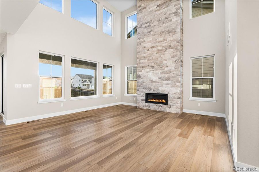 Spacious, unfurnished interior of a new home in Stargaze at Solstice, Littleton (Image 28).