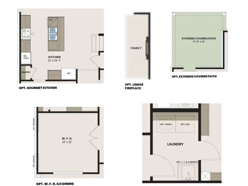 2D floor plan layout of this home in Heartland, Heartland, TX (Image 5).