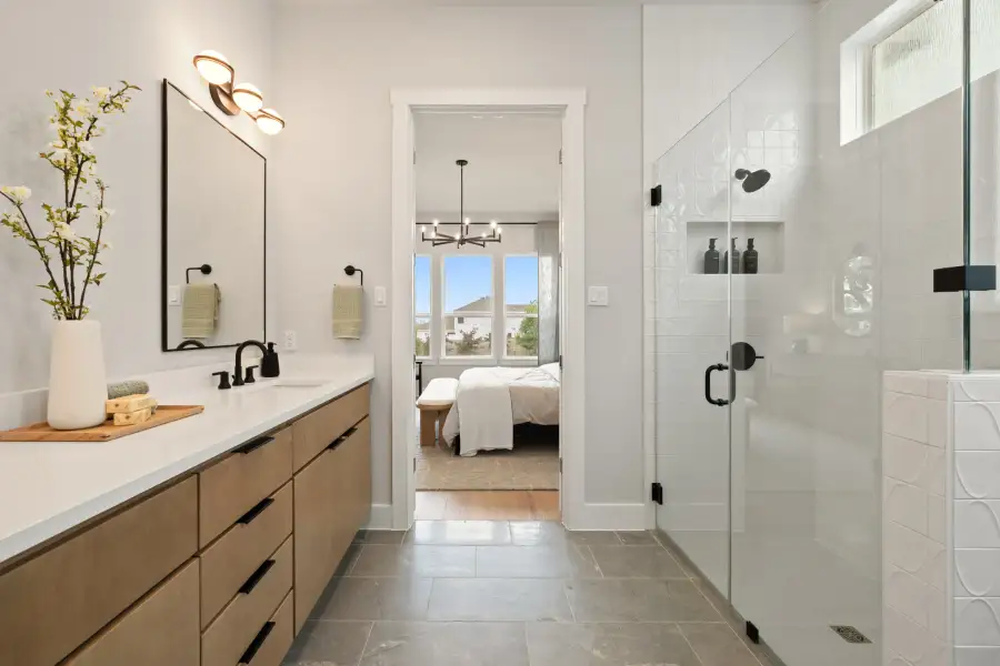Furnished interior view inside a new home in Turner's Crossing, Buda (Image 36).