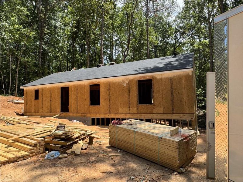 In-progress construction of a new home in , Martin, GA (Image 29). In-progress construction of a new home in , Martin, GA (Image 29).