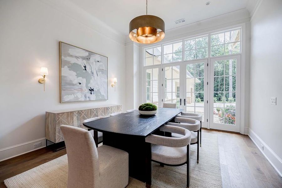 Furnished interior view inside a new home in , Canton (Image 10).