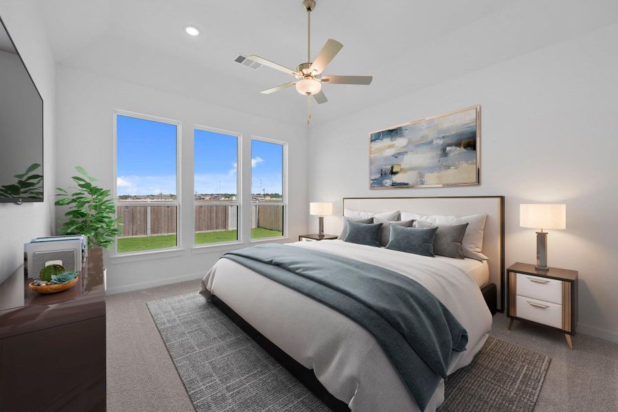Primary Bedroom - Virtually Staged Primary Bedroom - Virtually Staged