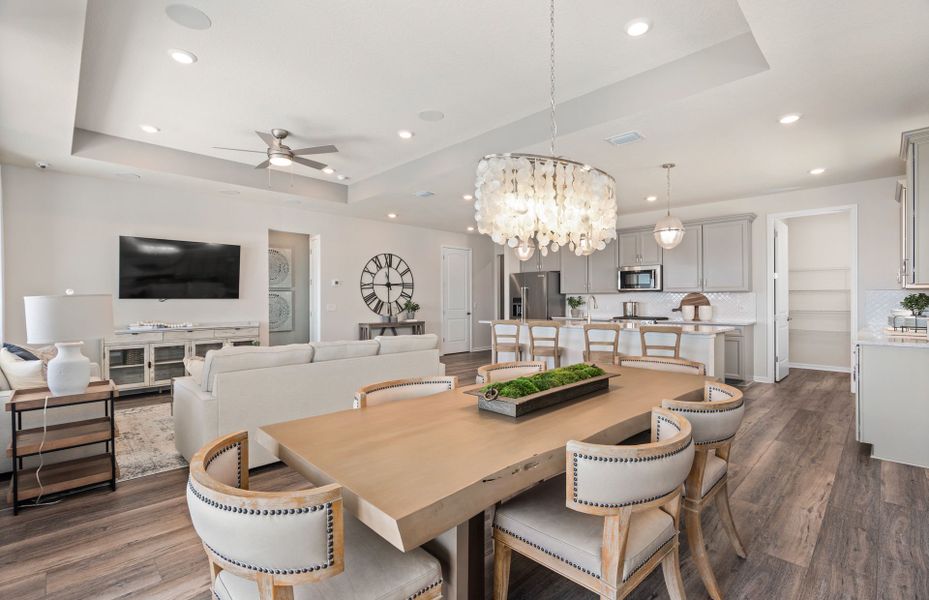 Furnished interior view inside a new home in Del Webb Oasis, Winter Garden (Image 5).