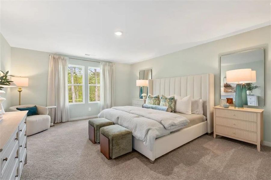 Furnished interior view inside a new home in Walker Grove, McDonough (Image 8).