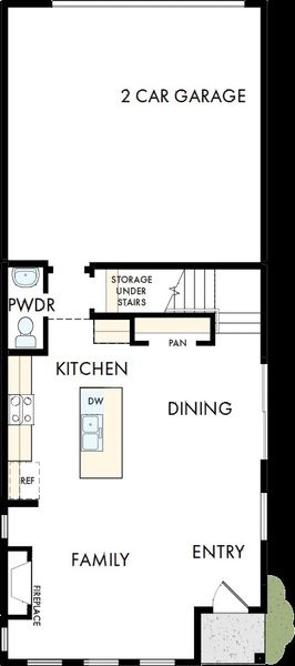 2D floor plan layout of this home in Revel Crossing at Wolf Ranch – The Ascent Collection, Colorado Springs, CO (Image 2). 2D floor plan layout of this home in Revel Crossing at Wolf Ranch – The Ascent Collection, Colorado Springs, CO (Image 2).