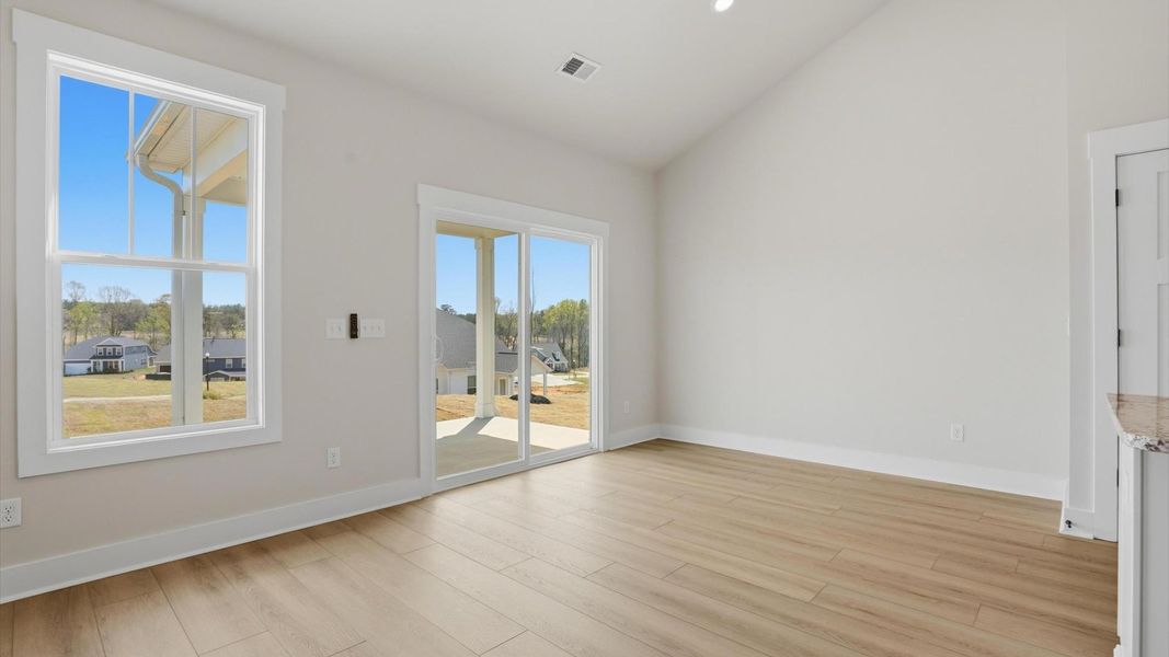 Furnished interior view inside a new home in Iris Meadows, Moore (Image 15).