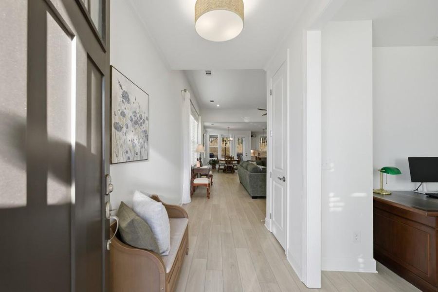 Furnished interior view inside a new home in , Hoschton (Image 13).