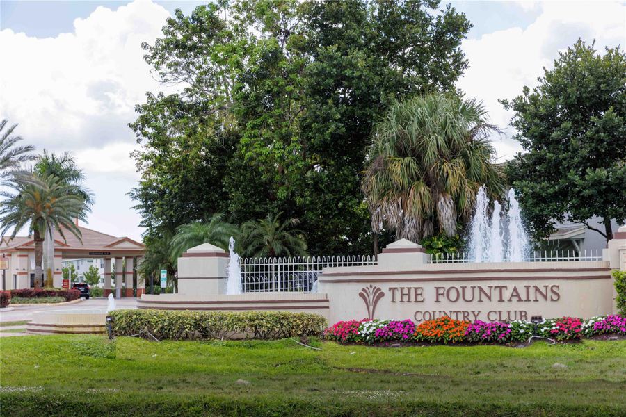 The Fountains is a well-established and incredibly maintained community with a secure entry.