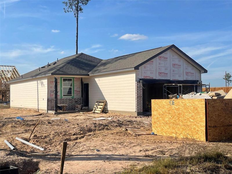 In-progress construction of a new home in Spring Branch Crossing, Conroe, TX (Image 6).
