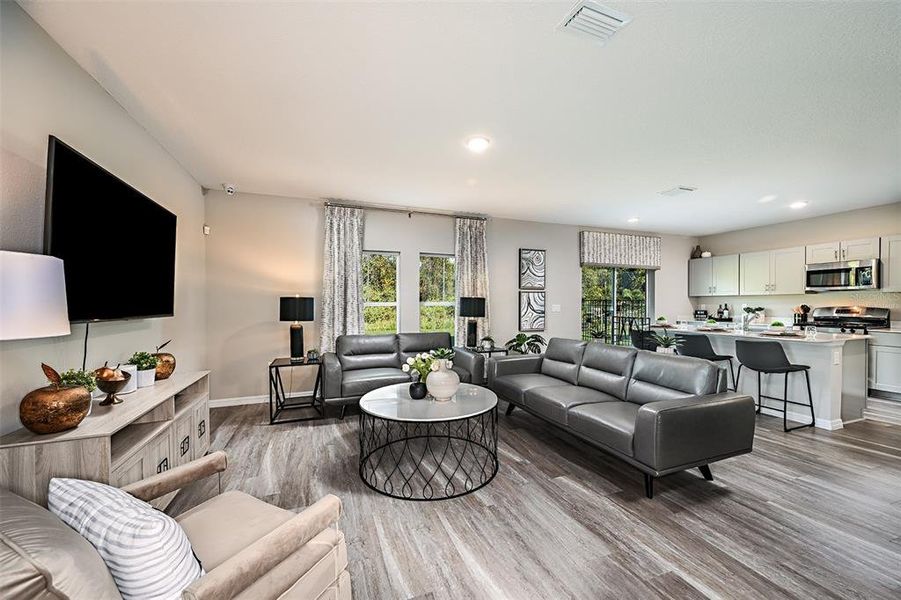 Furnished interior view inside a new home in Two Rivers, Zephyrhills (Image 15).