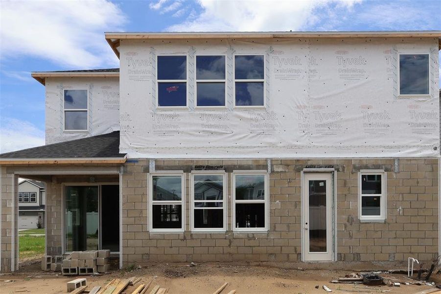 In-progress construction of a new home in Estates at Rivercrest, Sanford, FL (Image 12). In-progress construction of a new home in Estates at Rivercrest, Sanford, FL (Image 12).