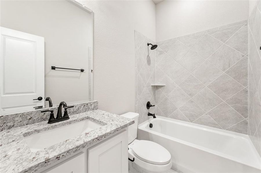 Furnished interior view inside a new home in The Oaks, Red Oak (Image 13).