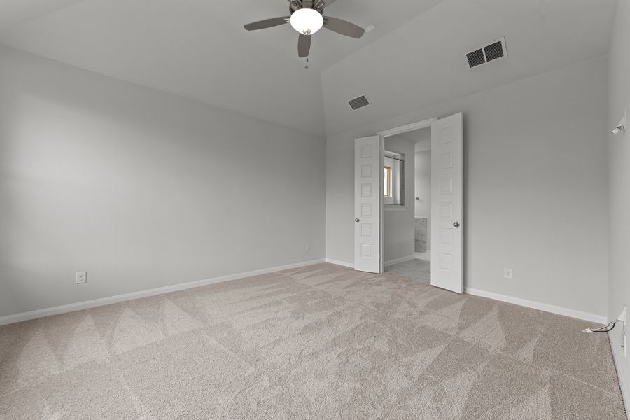Representative unfurnished interior of a home built from the Wheeler by Cambridge Homes in Ribbonwood, Aubrey (Image 18). Representative unfurnished interior of a home built from the Wheeler by Cambridge Homes in Ribbonwood, Aubrey (Image 18).