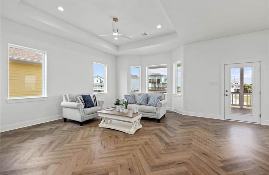 Furnished interior view inside a new home in , Galveston (Image 4).
