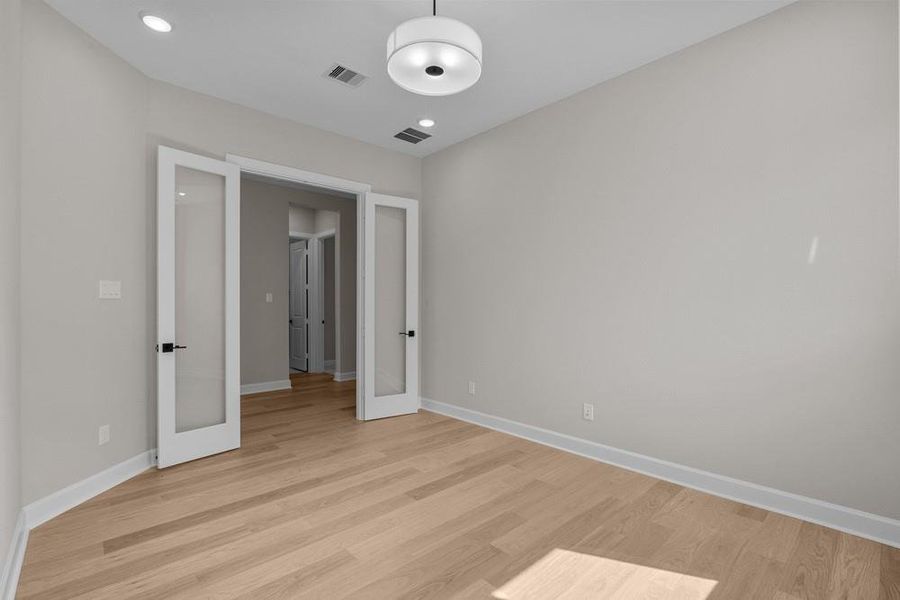 REPRESENTATIVE PHOTO: Glass french doors at Study