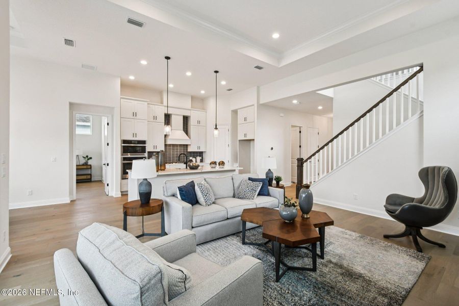 Furnished interior view inside a new home in Nocatee, Ponte Vedra (Image 53).