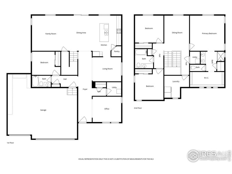 2D floor plan layout of this home in , Windsor, CO (Image 6).