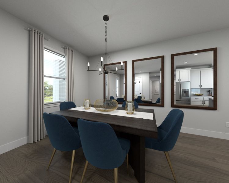 Furnished interior view inside a new home in Benders Cove - Premier Series, Mount Juliet (Image 3).