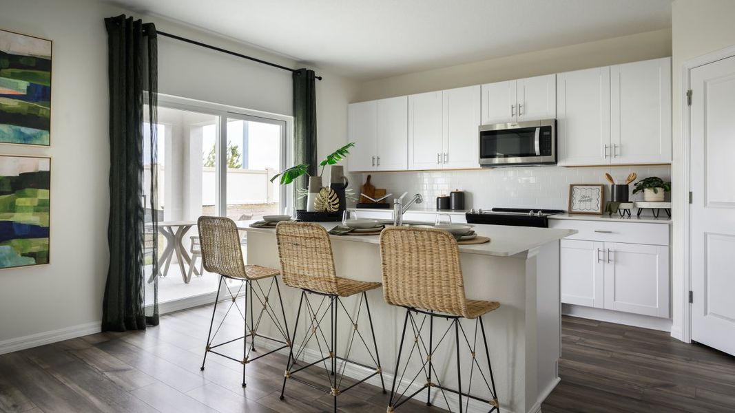 Representative furnished interior of a home built from the Indigo by Casa Fresca Homes in Pasadena Woods, Dade City (Image 4).