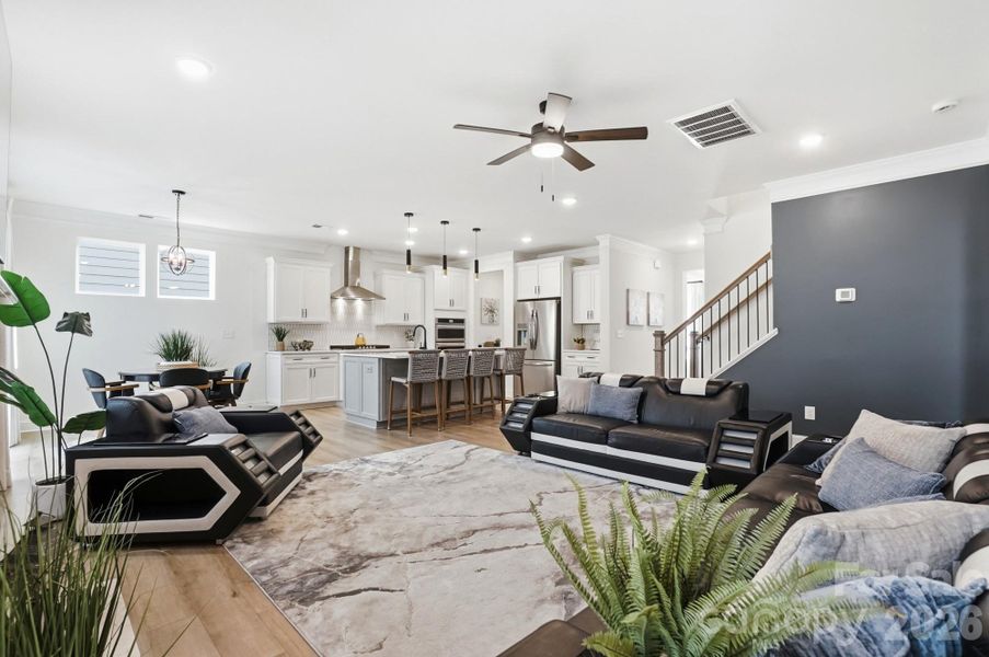 Furnished interior view inside a new home in Summerlin, Mooresville (Image 18).