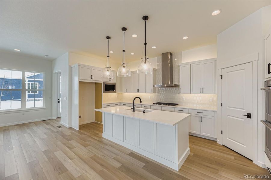 Furnished interior view inside a new home in Hilltop 55+ at Inspiration 55s, Aurora (Image 8).