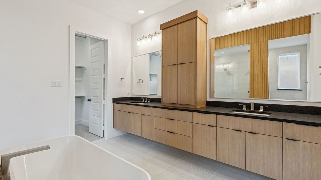 Representative furnished interior of a home built from the Reese II by Southgate Homes in The Reserve at Watters, Allen (Image 7).
