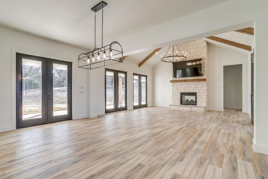 Representative unfurnished interior of a home built from the Pecan Grove by Trinity Classic Homes in The Reserve at Shadle, Poolville (Image 23). Representative unfurnished interior of a home built from the Pecan Grove by Trinity Classic Homes in The Reserve at Shadle, Poolville (Image 23).