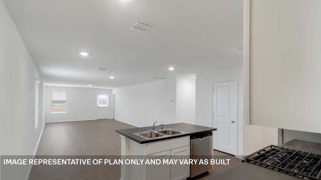 Representative furnished interior of a home built from the The Estero by D.R. Horton in Marigold, Kyle (Image 4).