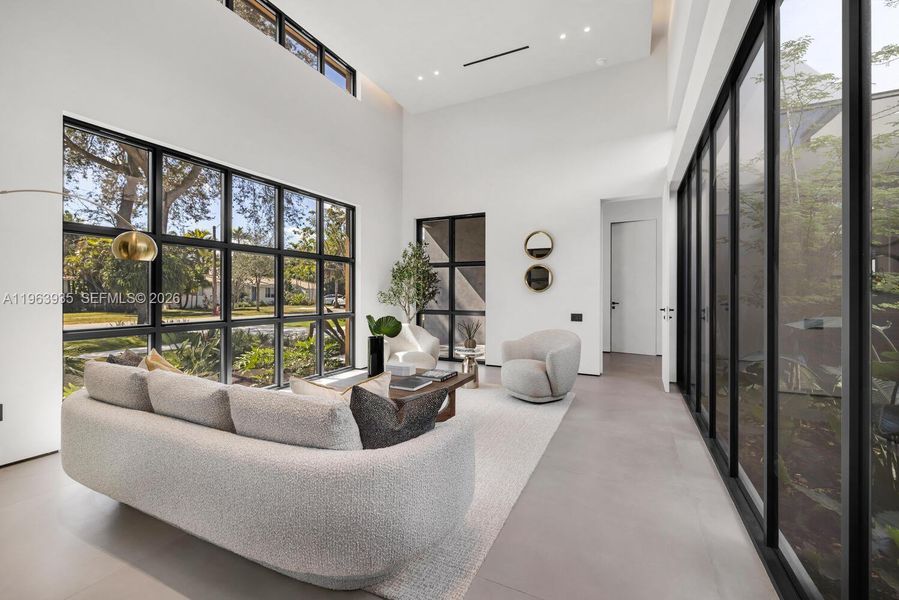 Furnished interior view inside a new home in , Miami Shores (Image 8).