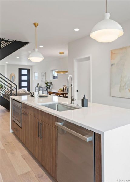 Furnished interior view inside a new home in , Denver (Image 13).