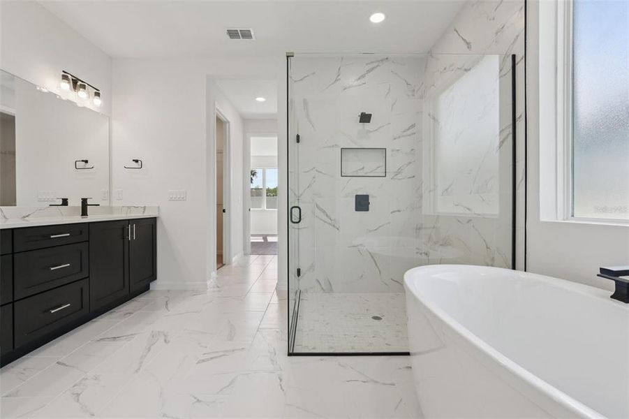 Furnished interior view inside a new home in Primrose at Longleaf, New Port Richey (Image 19).