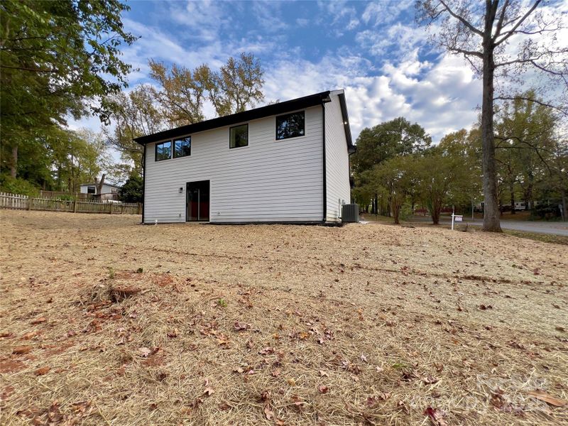 Exterior details and patio area of a home in , Charlotte (Image 2). Exterior details and patio area of a home in , Charlotte (Image 2).